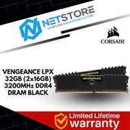 CORSAIR VENGEANCE LPX 32GB (2x16GB) DDR4 DRAM 3200MHz INTEL C16 MEMORY KIT (BLACK) - CMK32GX4M2B3200