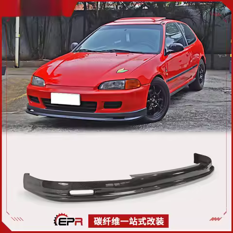 For Honda Civic EG6 (3-Door, 92-95) Carbon Fiber Mugen Infinite Front Lip Splitter