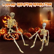 NIGEL Skeleton Human Model Decoration, Movable Glow in Dark Haunted House Props, Decoration LED Ligh