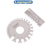 Legogoll 0-36 Round AWG SWG Wire Gauge Thickness Ruler Gauge Diameter Stainless Steel Measurer Tool 