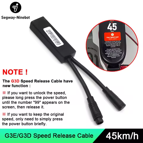 Unlock Speed limit Cables for Ninebot by Segway Max G3E/G3D Scooter Max Speed 45km/h Release speed l