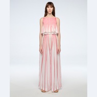 [AW24] JANESUDA red striped pants กางเกงขายาว กางเกงขายาวลายทางสีแดง