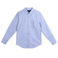 OASIS เสื้อเชิ้ตชาย แขนยาว ผ้าCotton 100% รุ่น MWLB-4504 สีแดง เบจ เทาดำ กรมท่า ฟ้า