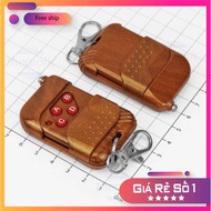 Remote 433Mhz Fixed Code 4 Button ABCD Wood Color EV1527 World Chip