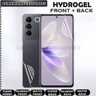 Hydrogel Front + Back Screen Protector Vivo T3x / T3 / T1 5G / T1 Pro / T1x / T2 Pro / T2x / T1 4G