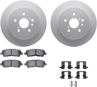 Dynamic Friction Company Rear Geospec Brake Rotors with 5000 Advanced Brake Pads includes Hardware 4