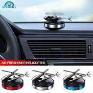 OPENMALL Car Air Freshener Solar Power Plane Fragrance Diffuser Ornament Dashboard Helicopter Style 