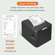 Wireless Printer Portable Printer USB Receipt Printer Efficient 220mm/s Wall Hanging Wireless Therma