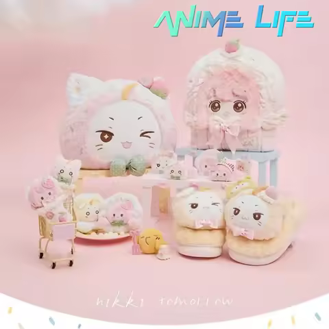 Original Game Shining Nikki Plush Cake Pendant Brooch Pin Hair Clip Slippers Lolita Prop Cosplay Cut