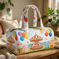 A Vitality 3D Quilted Travel Bag, Very Suitable for Cruise Journey, Can Be Used as Fun Beach Tote Ba