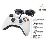 Tay Cầm Chơi Game Có Dây dùng cho PC, Latop, Smart Tivi - Kiểu dáng Xbox 360 - Hỗ trợ rung - Thích h