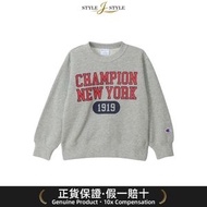 (日本平行進口)CHAMPION-冠军（儿童）儿童船员颈长袖运动衫CK-A007 070套头衫
