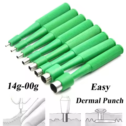 10pcs Disposable Professional Biopsy Dermal Puncher For Skin Piercing Body Jewelry Tool Easy Use Ste