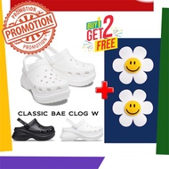 SCH รองเท้า CROCS  Women's Crocs Classic Bae Clog รุ่นใหม่ใส่แล้วสูง สูงแท้ แม่ชมคอนเฟิร์ม..(สินค้าพร้อมส่ง) … One