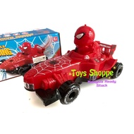 🕷🕸 Spider-Man SpiderMen Sense Swing racing car Battery Operated Moving Car with LED lighting