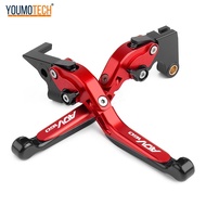 คันโยกคลัตช์เบรกแบบปรับได้ CNC อุปกรณ์เสริมมอเตอร์ไซค์สำหรับ Honda ADV160 ADV 160 2021-2025ขยายแฮนด์
