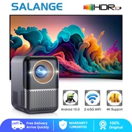 Salange P700 Mini Electic Focus Projector with WiFi Bluetooth , Native Full HD 1080p 15000 Lumens Po