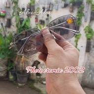 Frame 2002 Kacamata Lensa Photocromic Anti Radiasi Berubah Warna New Fashion
