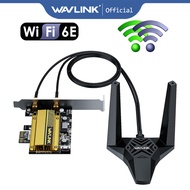 Wavlink AX5400M WiFi 6E PCIe Network Card Tri-Band Intel AX210 Wireless Adapter with Bluetooth 5.3 M