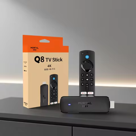 Global Version Android14 TV Stick Home Theater Allwinner H313 Mortal Q8 Support 4K@60fps Wifi6 Bluet
