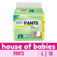 Hy-Pants Adult Underwear Large 10s - ADULT UNDERWEAR