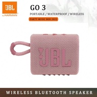 ลำโพง Bluetooth JBL Go 3 ให้เสียงเบสที่แกร่ง ซับวูฟเฟอร์ เสียงสเตอริโอ พกพาได้กลางแจ้ง GO3 ลำโพงไร้ส