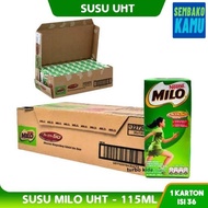 Milo Nestle Susu Cokelat Kotak Kecil 1 Dus isi 36 x 110 ml