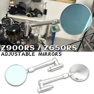 Z900RS Z650RS Motorcycle Rearview Mirror for KAWASAKI Z 900 RS Z650 RS Accessories Round Mirrors Z90