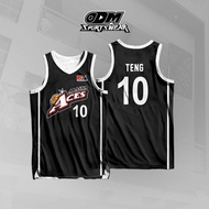 PERSONALIZED ALASKA ACES BLACK PBA FULL SUBLIMATION JERSEY