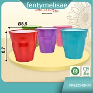 Fentymelisae (6 pcs) Plastic Cups / Beautiful Cups / Cups / Sunflower Poka Cups