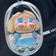 Cry baby Crying Again กระเป๋าใส่ตุ๊กตา  กระเป๋าพร้อมพวงกุญแจ  ถุงพีวีซีใส   แบบพกพาโปร่งใสและกันฝุ่น