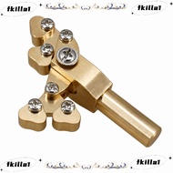 FKILA Fret Press Tool, Brass Color Brass Guitar Presser, Durable Fret Press Caul For Fret Leveling