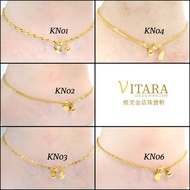Hot Style 916 Gold Anklet/Anklet| Gold 916 anklet KN-GILER GILA/MACHINE/POLO/BELUT/SAUH 7ae 7a