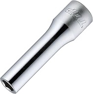TOP DS-310 Surface Deep Socket for Socket Wrenches, Opposite Side, 0.4 inches (10 mm), Hex Insertion