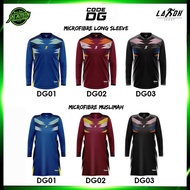 Jersi Lakoh Code DG | Lengan Panjang dan Muslimah | Long Sleeve | Microfibre |Tmbh RM10 nama nombor