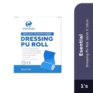 ESENTIAL Wound Transparent Dressing PU Roll 10cm x 10m- Medical Supplies, Wound Dressing , Dressing 