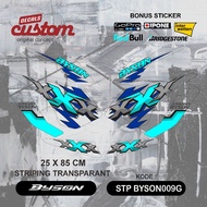 stiker transparan yamaha byson decal motor transparan ultra uv yamaha byson striping yamaha byson