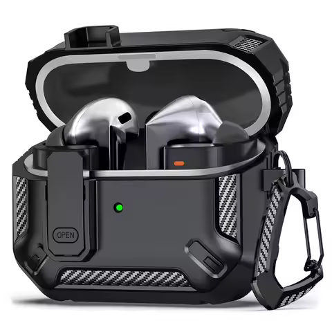 Security Lock Cover for Samsung Galaxy Buds 3 Pro Buds3 Buzz 3 Pro Case Shockproof Funda for Samsung