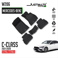 JUSTMATE MERCEDES-BENZ พรมปูพื้นรถยนต์ C-CLASS W206 2021 - 2028 C220d/C350d
