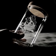 【毛孩紀念】 客定手雕 |大 | 寵物骨灰罐 手工雕圖/免費刻字