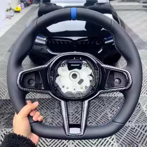 CS Leather Steering Wheel For BMW G02 G05 G06 G20 G21 G22 G26 G29 G80 G87 F40 F44 i4 M40i M340i 330i