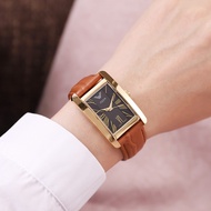 นาฬิกาข้อมือผู้หญิงทรงสี่เหลี่ยมผืนผ้า JULIUS แบบใหม่ของแท้นาฬิกากันน้ำสายหนังแฟชั่นยอดนิยมสไตล์เกาหลีสำหรับนักเรียนนาฬิกาผู้หญิงแนววินเทจ