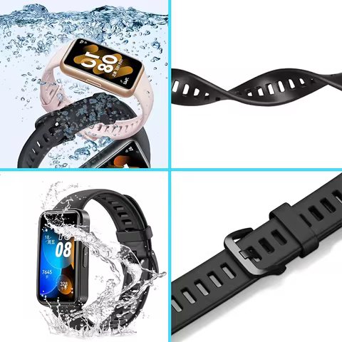 Original watchbands For Huawei Band 8 9 10 Smart Watch Replacement Strap Silicone bracelet correa Hu