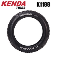 fyjhKenda K1188 Krusade Fat Tire 20x4.0 Bicycle Tire 20"x4.00 Wire Clincher SRC Black Fat Bike Tyre