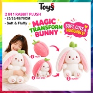 ⚡Toyss Strawberry Plushie Rabbit Patung Rabbit Bunny Plushie Rabbit Plushie Patung Rabbit Toys for G