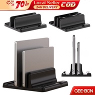 GEEBON Vertical Laptop Stand Thickness Adjustable Tablet Phone Desktop Laptop PVC Holder 1/2 Slots