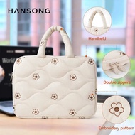 13 inch SleeveNew Flower Quilting Laptop Bag for Macbook HP Asus Acer Lenovo Samsung Soft Tablet Car