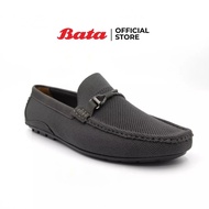 Bata MEN'S CASUAL MOCCASIN รองเท้าลำลองชาย แบบสวม สีเทา รหัส 8412144 / สีกรมท่า รหัส 8419144 Mencasual Fashion
