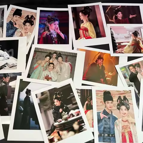 30/50PC No Repeat Soso Xu Kai Tian Xiwei HD Poster Lomo Card TV Moonlit Reunion Mei Zhuyu Pai Li De 