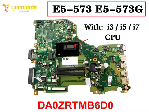 DA0ZRTMB6D0 For Acer Aspire E5-573 E5-573G laptop motherboard With i3 i5 i7 CPU 100% tested Modelo Z